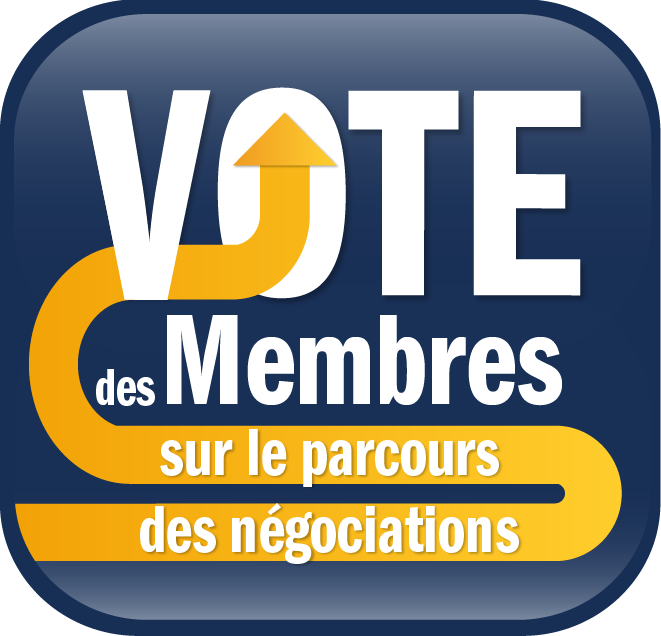 Vote des membres sur le parcours des negociations