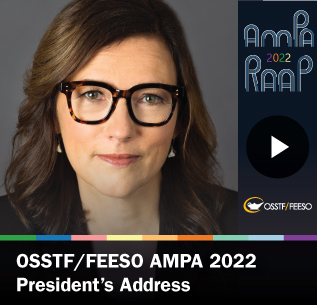 Karen Littlewood, OSSTF/FEESO AMPA 2022 President's Address