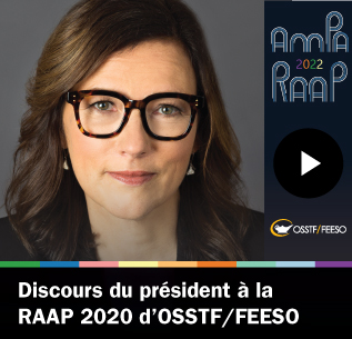 Karen Littlewood, Discours du président à la RAAP 2022 d'OSSTF / FEESO