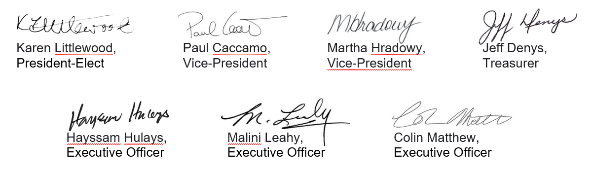 Professional Executive Signatures