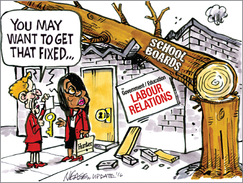 New minister, new opportunities? (Cartoon)
