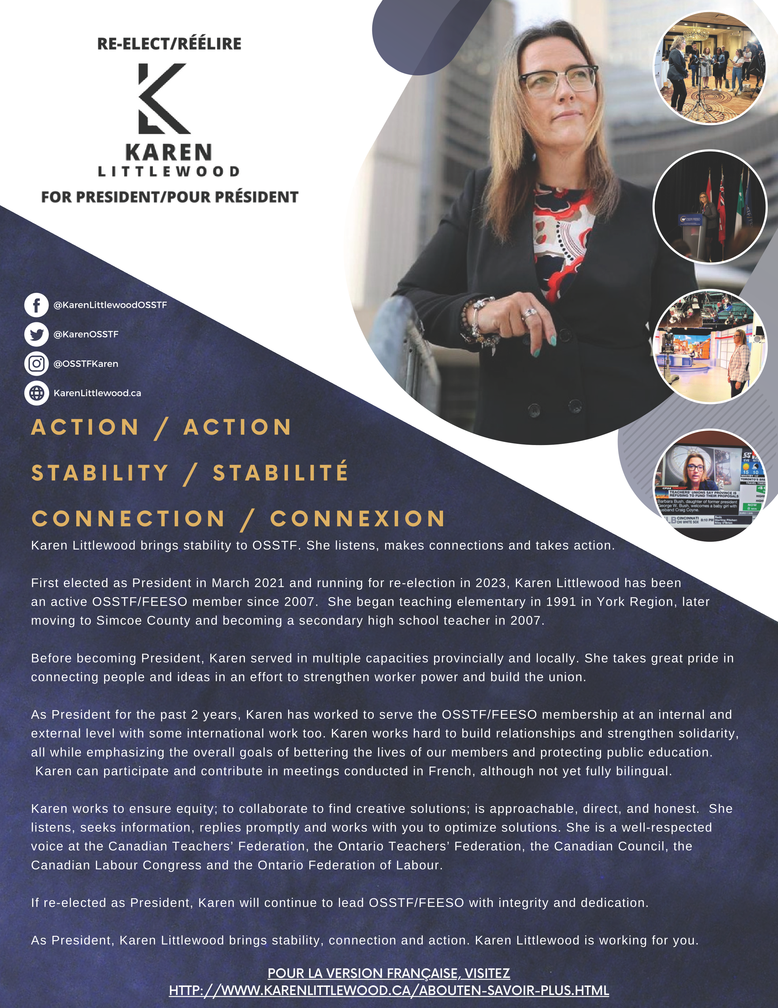 Karen Littlewood - President